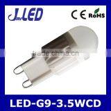 High Quality 5pcs 3535SMD Dimmable Led g9 3.5w Bulb