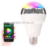 Smart Phone Control Wireless Bluetooth Music Speaker Led Lamp thumbnail-1