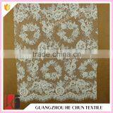 HC-6068-1 Hechun Sew Crystal Bead and Pearl High Fashion Bridal Lace Fabric thumbnail-1