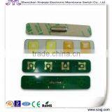 Four Switches With Embossing Tactile Metal Domes and 3M Tape/ Adhesive Pcb Membrane