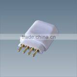 180 degree single row 2 pin pin header, led female header pcb socket connector