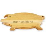 pig shape animal wooden cutting board