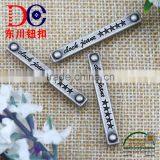 Custom Metal Plate Snapback Hat, Metal Jeans Plate for Denim and Handbag thumbnail-4