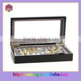 New Design Lacquered Wood Cufflink Storage Box for Cufflink Collection