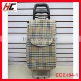 Eco-friendly Plaid Shopping Trolley Bag for Sale