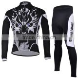 Factory wholesale Ghost wolf china cycling jersey custom design cycling jerseys KCY027