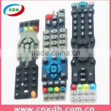 Durable high quality silicone rubber keypad for remote