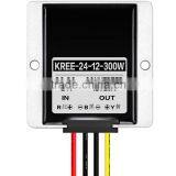 DC-DC Buck Power Supply Module 24V(15-40V) Step Down to 12v 25A Buck Converter 300W Aluminum Wateproof Housing for DVD,LED ,etc