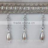 Fringe Tassel for Home Textile, Beaded Tassel Fringe for Curtain thumbnail-1