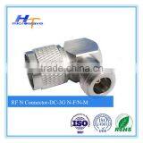 RF Adaptor N-F/N-M N Male/Female Connector for 1/4" RF Cable thumbnail-1