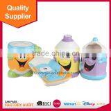 New Desigh Cheap Pencil Shape Cartoon Ceramic Bathroom Set thumbnail-1