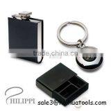 the Brand Hip Flask Stainless Steel Holder/set
