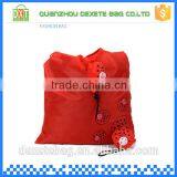 Factory Wholesale High Quality Red Polyester Foldable Shopping Bag thumbnail-4