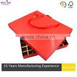 Beautiful Handmade Red Rectangle Black Chocolate Box thumbnail-3