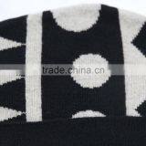 100% Wool Jacquard Knitted Hat(knitted Beanie And Print Beanie Hat) thumbnail-6