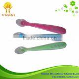 2014 New Style Cute Cutlery Baby Product Silicon Spoon thumbnail-1