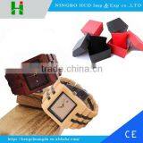 Hot Sale New Fashion Red Sandalwood Watches Bamboo Wood Wrist Man Watch thumbnail-1
