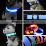 High Quality Nylon Nylon LED Flashing Dog Collar With 3 Flashing Mode 8 Colour thumbnail-4