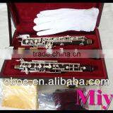Woodwind Instrument Rosewood Oboe for Players With Silver Plated Keys thumbnail-1
