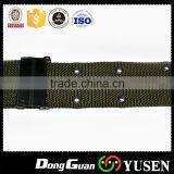 Good Quality Blue Textile Fabric Army Belt With Customized Logo thumbnail-3