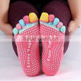 Full Toe Yoga Pilates Ankle Grip Socks thumbnail-2