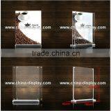 Acrylic Material Double Sided Print Menu Holder Sign Holder