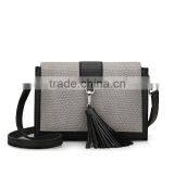China Factory Products Leather Bags Shoulder Bag Style With Tassel thumbnail-2