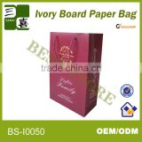printing paper shopping bag for food . take away paper bag