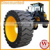China 23.5 25 23.5x25 23.5-25 23.5r25 Solid Tires Backhoe Wheel Loader Spare Parts thumbnail-1