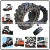 hot china bobcat skid steer loader solid tire 12-16.5 with wheel