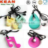 2016 Shenzhen Supplier Soft on Babies Gums 15 Colors for Option Silicone Pendant Teether thumbnail-3