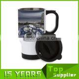 14oz Standard Stainless Steel Wine Cup Sublimation Ready Travel Mug thumbnail-4