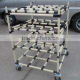 Warehouse Storage pe Coated Pipe Racks