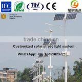 LED Solar Street Light System Solar Power Energy Street Light With Pole thumbnail-1