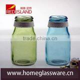 11oz Fashion Storage Decoration Glass Bottle With String thumbnail-2