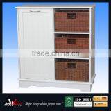 E1 MDF Cheap Wicker Drawer Bathroom Floor Cabinet thumbnail-1