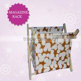 Customed Color and Size Paulownia Wooden Magazine Rack, Newspaper Basket, Magazine File/spice Rack thumbnail-6