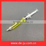 Yellow Cylinder Customized LOGO Printing Hotel Ball Pen thumbnail-1
