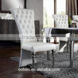 Modern Hot Design Armless Dinning Room Furniture Stainless Steel Dinning Chair A67 thumbnail-4