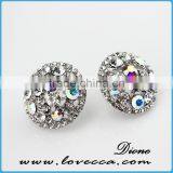 European and American diamond long earrings