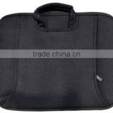 Black Classic Neoprene Laptop Handbag With Pocket thumbnail-2