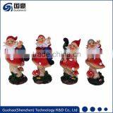Wholesale Custom Resin Decorative Mashroom Garden Gnome Figurines thumbnail-1