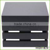 Bamboo Square Crate Riser Slated Storage Box Homex BSCI/Factory thumbnail-1