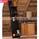 Leaning Ladder Shelf Book Stand 5-Tier Wall Storage Shelves Display Bookshelf Wholesale