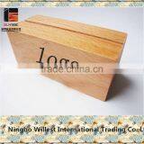 Rectangle Mini Wooden Base for Holding Chalkboard/calendar/menu/trophy thumbnail-5