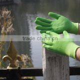 NMSAFETY EN388 13 Gauge Green Nylon Coated Green Latex Glove /safety Worke Gloves/ Abrasion Resistant Gloves thumbnail-1