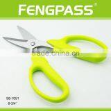 S6-1051 6-3/4" ABS Handle With Stainless Steel Mirror Polishing Garden Scissor thumbnail-2