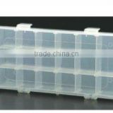 9''transparent plastic tool case