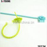 16134 Flower Shape Silicone Multi-Use Tie Wraps thumbnail-1