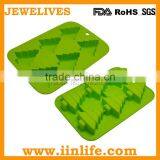 LFGB/FDA Christmas Tree Shaped Silicone Ice Cube/silicone Christmas Tree Ice Mould thumbnail-1